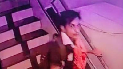 Accused in Bollywood actor Saif Ali Khan knife attack incident, in Mumbai, Thursday, Jan. 16, 2025. (PTI) Accused in Bollywood actor Saif Ali Khan knife attack incident, in Mumbai, Thursday, Jan. 16, 2025. (PTI)