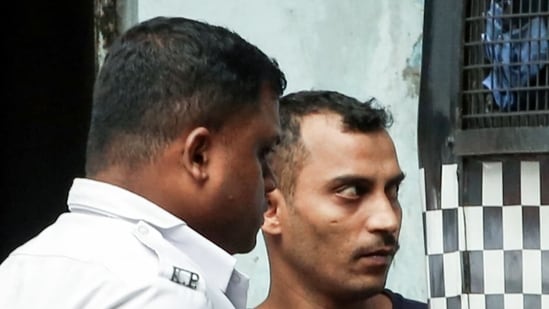 Kolkata, Nov 04 (ANI): Police produce R. G. Kar Medical College and Hospital rape and murder case accused Sanjoy Roy at Sealdah Court, in Kolkata on Monday. (ANI Photo) (Saikat Paul)