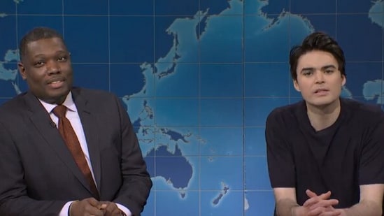 SNL humorously addresses TikTok ban concerns amid national security issues, with Michael Longfellow defending the app's rights during Weekend Update. (@nbcsnl/X)