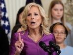 Jill Biden On Women's Rights: First lady Jill Biden speaks during an event. Jill Biden On Women's Rights: First lady Jill Biden speaks during an event.