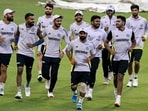 India's team attends a practice session ahead of their first Twenty20 international cricket match against England at the Eden Gardens in Kolkata on January 19, 2025. India's team attends a practice session ahead of their first Twenty20 international cricket match against England at the Eden Gardens in Kolkata on January 19, 2025.