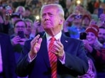 U.S. President-elect Donald Trump arrives to attend a rally the day before he is scheduled to be inaugurated for a second term, in Washington, U.S., January 19, 2025.