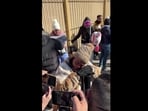In a heartbreaking video, a Mexican woman is seen crying after reportedly learning that her CBP1 parole appointment is invalid. In a heartbreaking video, a Mexican woman is seen crying after reportedly learning that her CBP1 parole appointment is invalid.