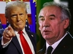 Donald Trump and French prime minister Francois Bayrou Donald Trump and French prime minister Francois Bayrou