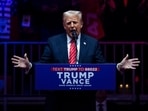 US President-elect Donald Trump speaks during a rally at Capital One Arena ahead of the 60th presidential inauguration in Washington, DC, US, on Sunday, Jan. 19, 2025. Monday's presidential inauguration promises to be one of the coldest on record, prompting US officials to move the ceremony indoors to the Capitol Rotunda. US President-elect Donald Trump speaks during a rally at Capital One Arena ahead of the 60th presidential inauguration in Washington, DC, US, on Sunday, Jan. 19, 2025. Monday's presidential inauguration promises to be one of the coldest on record, prompting US officials to move the ceremony indoors to the Capitol Rotunda.