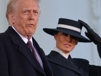 Melania Trump's stunning look sparked buzz online, with one admirer saying on X “Dark MAGA Melania is hard core.”