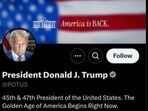Elon Musk welcomed Trump back on X as the 45th and 47th President of the Unites States. Elon Musk welcomed Trump back on X as the 45th and 47th President of the Unites States.