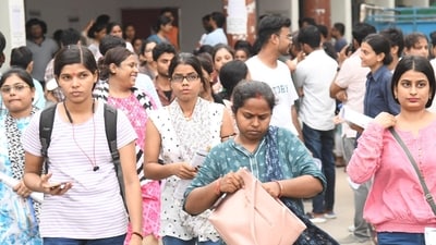 TS TET exam has concluded. The answer key is expected to be released next on the official website at tgtet2024.aptonline.in. (Representative image/Santosh Kumar/ Hindustan Times)