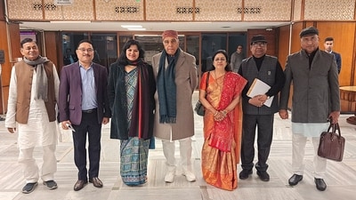 Joint Parliamentary Committee (JPC) on the Waqf Bill Chairman Jagdambika Pal and committee members leave after the conclusion of a JPC meeting, in New Delhi. (ANI FILE) Joint Parliamentary Committee (JPC) on the Waqf Bill Chairman Jagdambika Pal and committee members leave after the conclusion of a JPC meeting, in New Delhi. (ANI FILE)