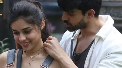 Avinash Mishra and Eisha Singh in Bigg Boss 18. Avinash Mishra and Eisha Singh in Bigg Boss 18.
