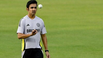 India's coach, Gautam Gambhir, attends a practice session ahead of their first Twenty20 international cricket match against England. (Photo by Dibyangshu SARKAR / AFP) (AFP) India's coach, Gautam Gambhir, attends a practice session ahead of their first Twenty20 international cricket match against England. (Photo by Dibyangshu SARKAR / AFP) (AFP)