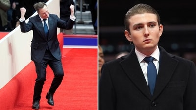 Elon Musk and Barron Trump at Donald Trump’s inauguration. (AP Photo/Susan Walsh, AP Photo/Matt Rourke) Elon Musk and Barron Trump at Donald Trump’s inauguration. (AP Photo/Susan Walsh, AP Photo/Matt Rourke)