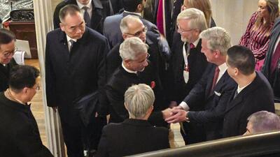 External affairs minister S Jaishankar at the swearing-in ceremony of the 47th President of the United States of America. (PTI/@DrSJaishankar) External affairs minister S Jaishankar at the swearing-in ceremony of the 47th President of the United States of America. (PTI/@DrSJaishankar)