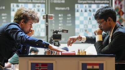 Indian Grandmaster R. Praggnanandhaa (right). (PTI) Indian Grandmaster R. Praggnanandhaa (right). (PTI)