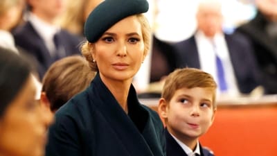 Ivanka Trump, daughter of US President Donald Trump, and her son Theodore Kushner attend services at St. John's Church on January 20, 2025 in Washington, DC. (AFP) Ivanka Trump, daughter of US President Donald Trump, and her son Theodore Kushner attend services at St. John's Church on January 20, 2025 in Washington, DC. (AFP)
