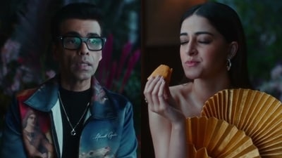 Karan Johar and Ananya Panday as the new faces of desi besan? Internet says 'no thanks' Karan Johar and Ananya Panday as the new faces of desi besan? Internet says 'no thanks'