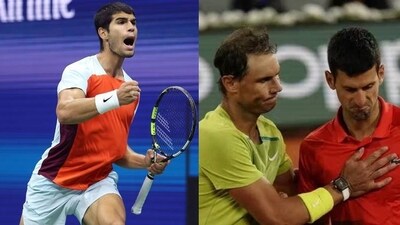 Novak Djokovic compared Carlos Alcaraz to Rafael Nadal. Novak Djokovic compared Carlos Alcaraz to Rafael Nadal.