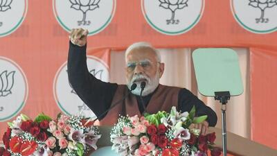 Prime Minister Narendra Modi address a public meeting in Rohini in north-west Delhi on January 5. Prime Minister Narendra Modi address a public meeting in Rohini in north-west Delhi on January 5.