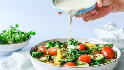 Homemade salad dressings are not as refined as store-bought dressings. (Shutterstock) Homemade salad dressings are not as refined as store-bought dressings. (Shutterstock)