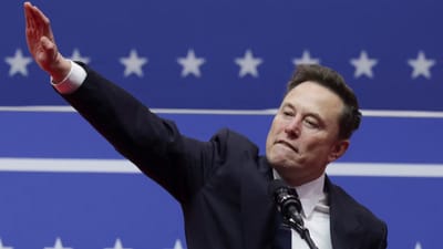 Elon Musk's outstretched arm during post-inauguration rally sparks 'Nazi salute' debate (Reuters) Elon Musk's outstretched arm during post-inauguration rally sparks 'Nazi salute' debate (Reuters)