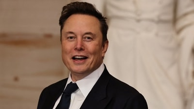 Tesla and SpaceX CEO Elon Musk arrives to the inauguration of U.S. President-elect Donald Trump in the Rotunda of the U.S. Capitol on January 20, 2025 in Washington, DC. (Chip Somodevilla/Pool via REUTERS)