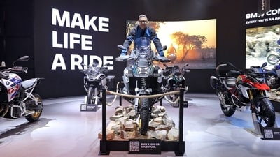 Vikram Pawah, President and CEO, BMW Group India with the all-new BMW R 1300 GS Adventure that was launched at Auto Expo 2025. Vikram Pawah, President and CEO, BMW Group India with the all-new BMW R 1300 GS Adventure that was launched at Auto Expo 2025.