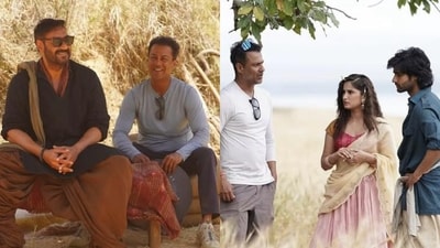 Abhishek Kapoor shares BTS pictures from the making of Azaad. Abhishek Kapoor shares BTS pictures from the making of Azaad.