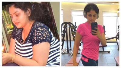 Nidhi Gupta's before and after weight loss photos are really impressive. (Instagram/ Nidhi Gupta) Nidhi Gupta's before and after weight loss photos are really impressive. (Instagram/ Nidhi Gupta)