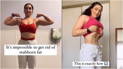 “If you wanna lose weight safely and not gain it all back, here are 6 things you need to do," wrote Mahtab Ekay. (Instagram/@fitbymahtab) “If you wanna lose weight safely and not gain it all back, here are 6 things you need to do," wrote Mahtab Ekay. (Instagram/@fitbymahtab)