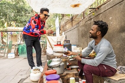 When in Mandi House, a garam chai ki pyali is a must have for Shailesh Lodha before he steps on to the stage. (Photo: Raajessh Kashyap/HT) When in Mandi House, a garam chai ki pyali is a must have for Shailesh Lodha before he steps on to the stage. (Photo: Raajessh Kashyap/HT)