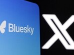 Bluesky and X app logos are seen in this illustration taken November 19, 2024.
