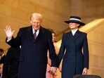 Donald Trump thanked his wife Melania Trump during his inauguration speech. 