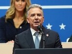 Steve Witkoff speaks at an indoor Presidential Inauguration parade event in Washington, Monday. Steve Witkoff speaks at an indoor Presidential Inauguration parade event in Washington, Monday.