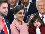 Usha Vance with JD Vance at the inauguration day for US President Donald Trump. Usha Vance with JD Vance at the inauguration day for US President Donald Trump.