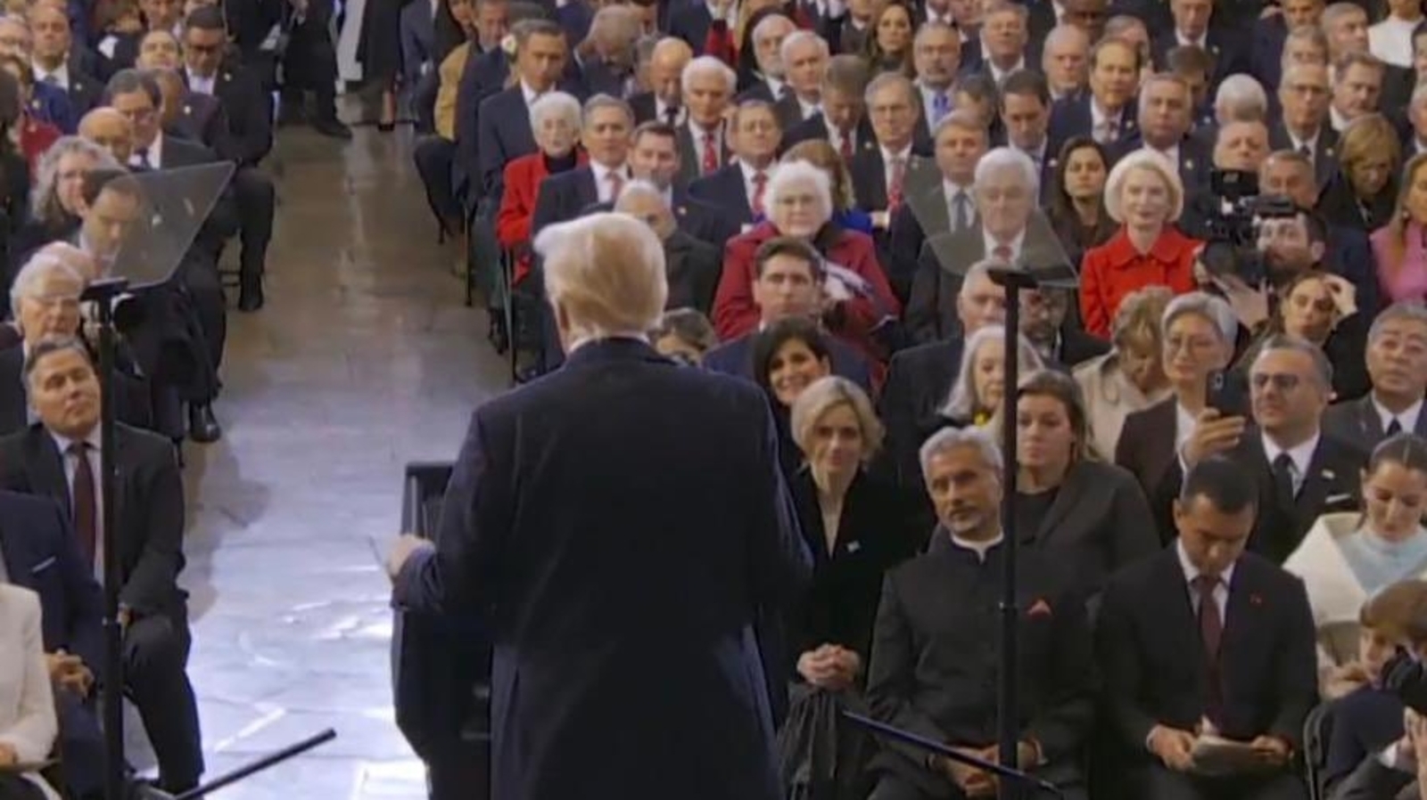 Donald Trump inauguration: Jaishankar gets first row seat, says ‘an ...