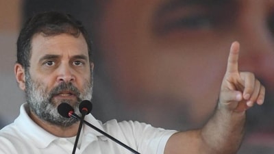 Congress leader and Leader of Opposition in the Lok Sabha Rahul Gandhi recently shared on his YouTube channel a video of his interaction with the protesting BPSC students. He assures them of raising their issue in Parliament after hearing their grievances and demands. (HT file image)