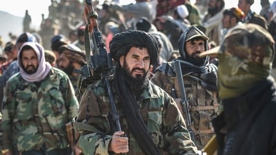 FILE: Taliban security personnel. Afghan ruling group has announced a prisorner exchange with the US. (AFP)