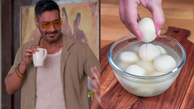 Ajay Devgn reveals how to make Rasgulla Liquor Shot Ajay Devgn reveals how to make Rasgulla Liquor Shot