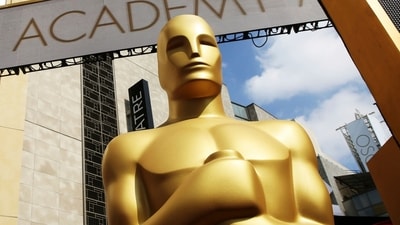 FILE - An Oscar statue appears outside the Dolby Theatre for the 87th Academy Awards in Los Angeles on Feb. 21, 2015. (Photo by Matt Sayles/Invision/AP, File) (Matt Sayles/Invision/AP) FILE - An Oscar statue appears outside the Dolby Theatre for the 87th Academy Awards in Los Angeles on Feb. 21, 2015. (Photo by Matt Sayles/Invision/AP, File) (Matt Sayles/Invision/AP)