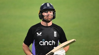Jos Buttler believes having families on tour helps and it does not interfere much with the cricket. His comments come after BCCI issued 10-point dossier. (Photo by DIBYANGSHU SARKAR / AFP) (AFP) Jos Buttler believes having families on tour helps and it does not interfere much with the cricket. His comments come after BCCI issued 10-point dossier. (Photo by DIBYANGSHU SARKAR / AFP) (AFP)