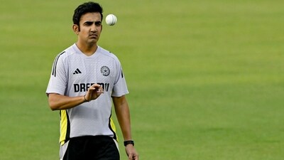 India's coach Gautam Gambhir attends a practice session ahead of their first Twenty20 international cricket match against England at the Eden Gardens in Kolkata on January 19 (AFP) India's coach Gautam Gambhir attends a practice session ahead of their first Twenty20 international cricket match against England at the Eden Gardens in Kolkata on January 19 (AFP)