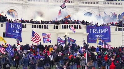 Rioters appear at the US Capitol on January 6, 2021, in Washington. (AP file) Rioters appear at the US Capitol on January 6, 2021, in Washington. (AP file)