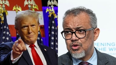 US President Donald Trump and WHO chief Tedros Adhanom Ghebreyesus US President Donald Trump and WHO chief Tedros Adhanom Ghebreyesus