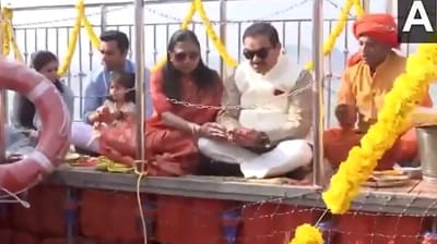 Gautam Adani and family offered prayers at the Triveni Sangam at Maha Kumbh (ANI) Gautam Adani and family offered prayers at the Triveni Sangam at Maha Kumbh (ANI)