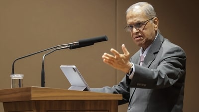 Previously, Narayana Murthy had pushed for India's young workforce to spend more hours at work. (PTI) Previously, Narayana Murthy had pushed for India's young workforce to spend more hours at work. (PTI)