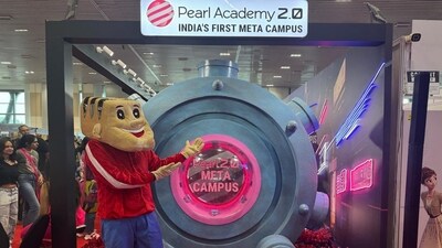 Pearl Academy's Meta Campus is a first-of-its-kind concept that serves as a digital twin of the institution's physical campus. Pearl Academy's Meta Campus is a first-of-its-kind concept that serves as a digital twin of the institution's physical campus.