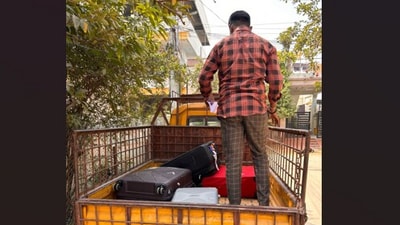 A passenger claimed IndiGo left his luggage because of insufficient space on the flight. (LinkedIn/Madhan Kumar Reddy Kotla) A passenger claimed IndiGo left his luggage because of insufficient space on the flight. (LinkedIn/Madhan Kumar Reddy Kotla)
