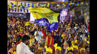 The BJP has been accusing the AAP of stationing all its ministers, MPs legislators, and functionaries from Punjab in the national capital to campaign for the February 5 assembly polls. (ANI) The BJP has been accusing the AAP of stationing all its ministers, MPs legislators, and functionaries from Punjab in the national capital to campaign for the February 5 assembly polls. (ANI)
