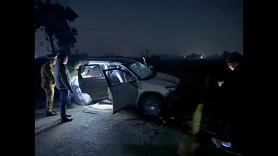 The spot where the encounter took place in Shamli early Tuesday (UP STF) The spot where the encounter took place in Shamli early Tuesday (UP STF)