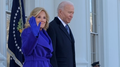 Jill Biden uses fashion as a means to convey a message, stressing that “fashion communicates without speaking a word," said her stylist. (AP) Jill Biden uses fashion as a means to convey a message, stressing that “fashion communicates without speaking a word," said her stylist. (AP)